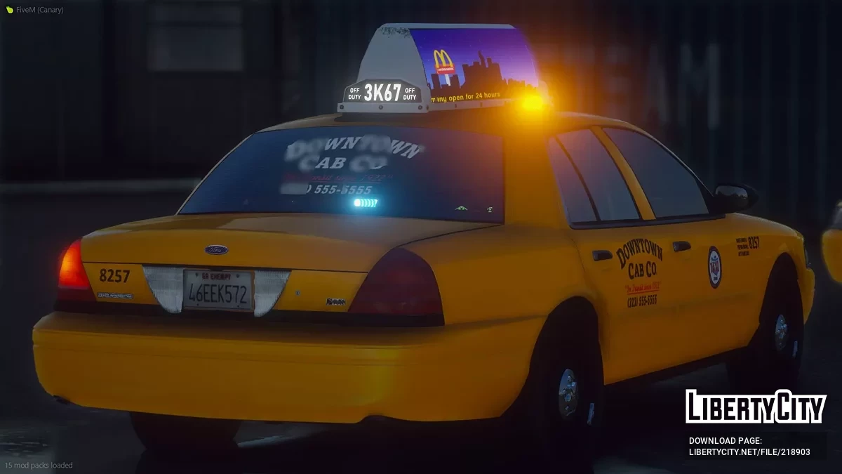 Ford Crown Victoria Unmarked Taxi / GTA 5