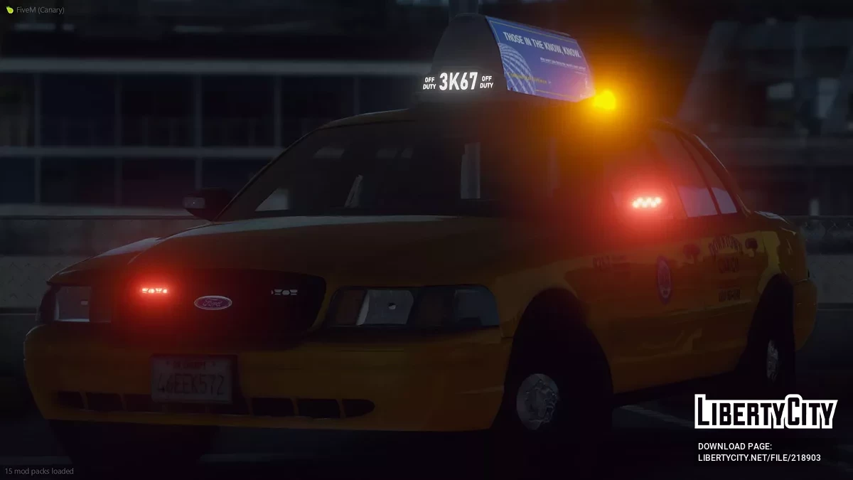 Ford Crown Victoria Unmarked Taxi / GTA 5
