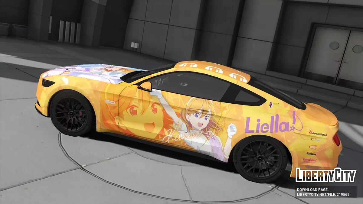 2015 Ford Mustang GT Kanon Shibuya Love Live Superstar / GTA 5