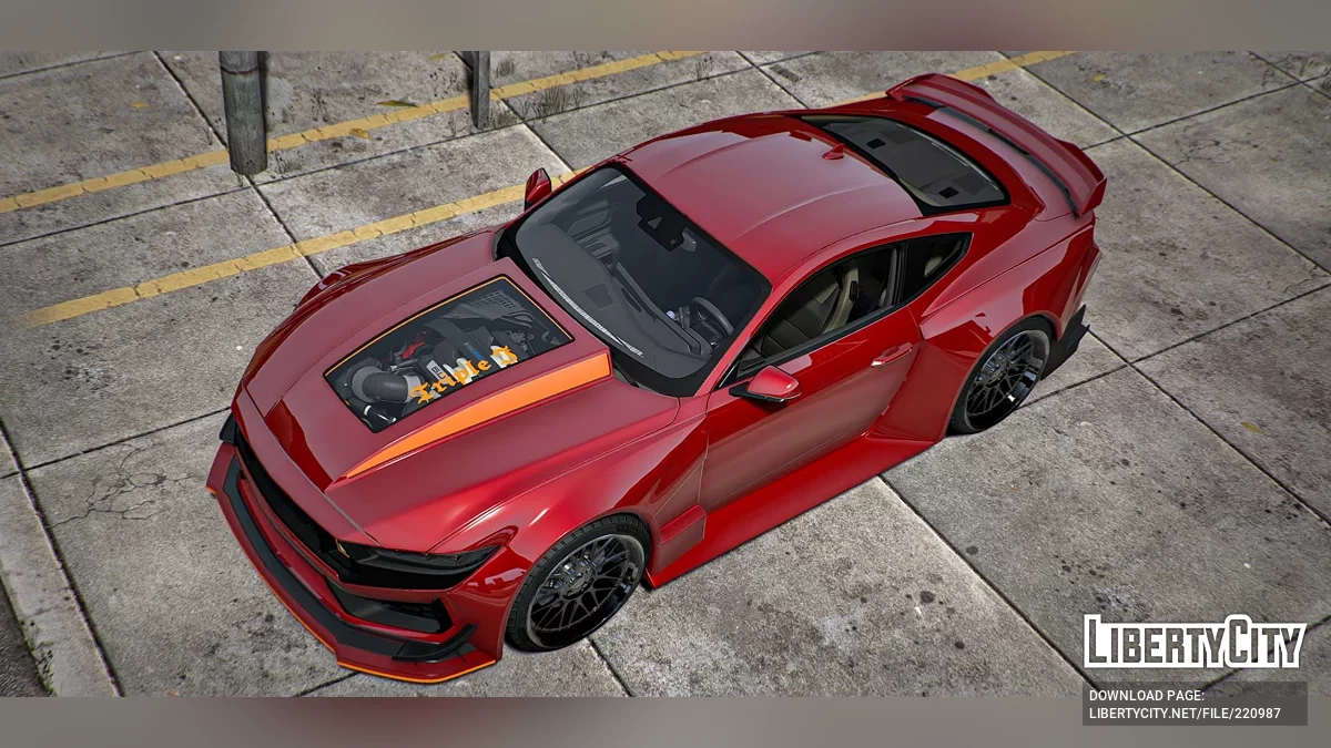 2024 Ford Mustang Dark Horse Widebody / GTA 5