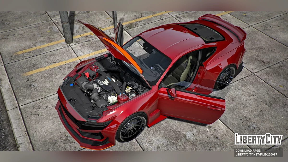 2024 Ford Mustang Dark Horse Widebody / GTA 5