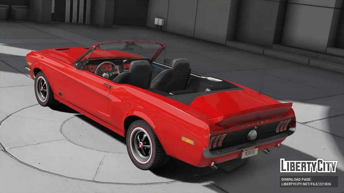Ford Mustang 1967 Bullit Сonvertible v1.1 / GTA 5