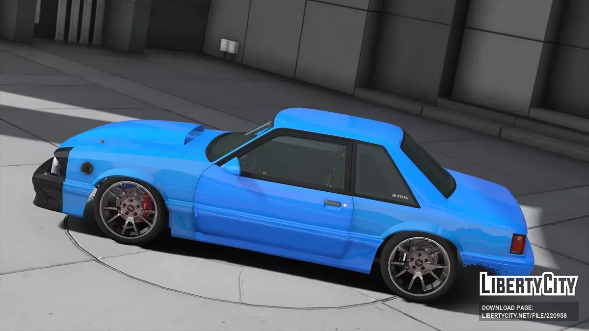 Ford Mustang Fox Body Custom Slideshow Twin Turbo LS Swapped / GTA 5