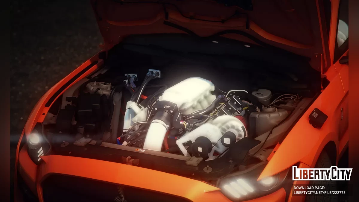 2020 Ford Mustang GT500  Procharged V8 Swapped / GTA 5