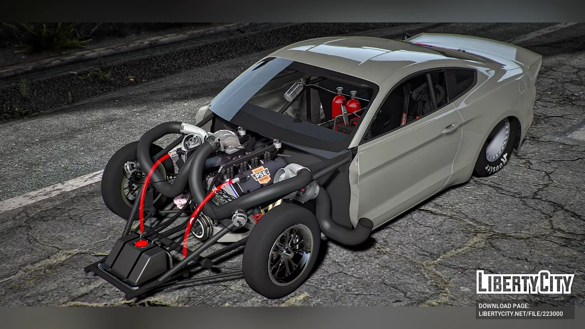 Ford Mustang Big19 Drag v2 / GTA 5