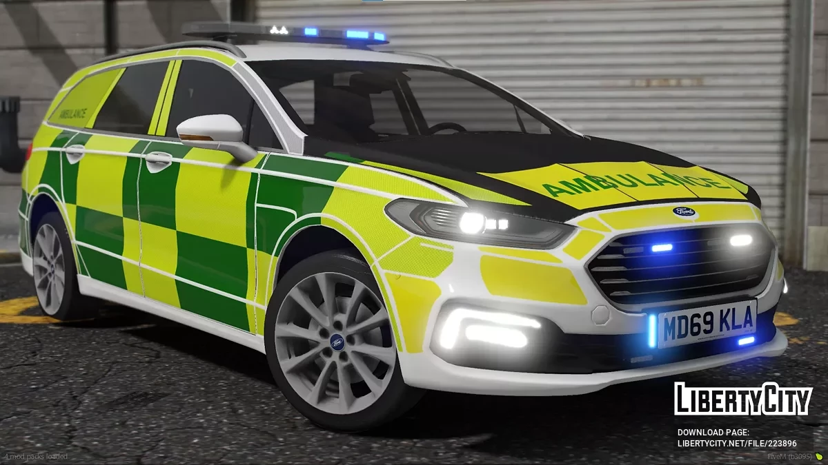 2019 Ford Mondeo Estate Generic Ambulanc / GTA 5