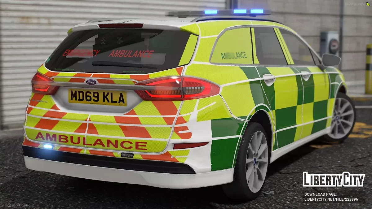2019 Ford Mondeo Estate Generic Ambulanc / GTA 5
