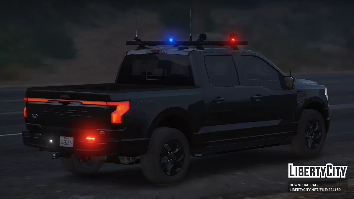 Ford F-150 Lightning без опознавательных знаков / GTA 5