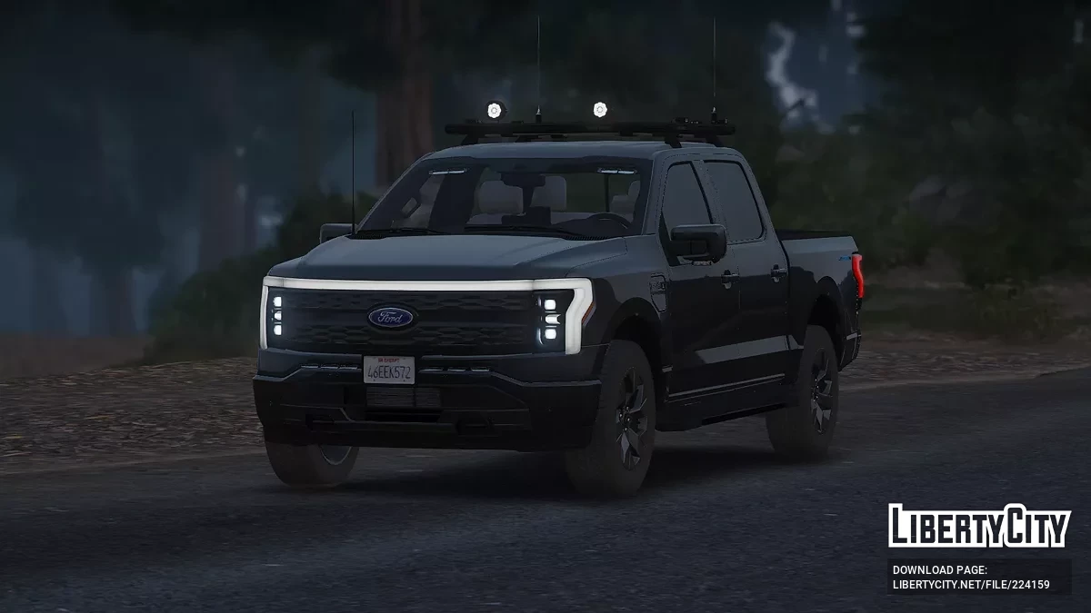 Ford F-150 Lightning без опознавательных знаков / GTA 5