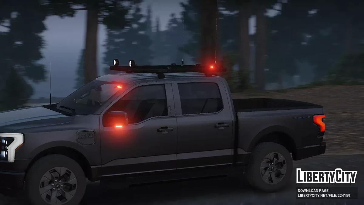 Ford F-150 Lightning без опознавательных знаков / GTA 5