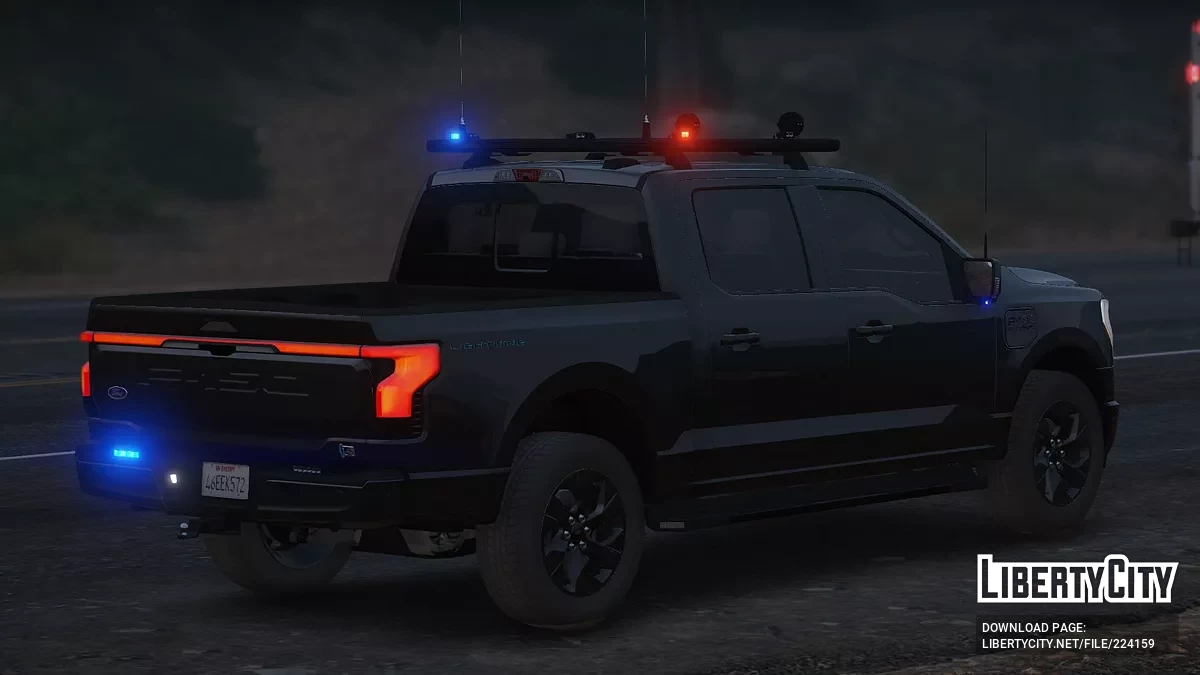 Ford F-150 Lightning без опознавательных знаков / GTA 5