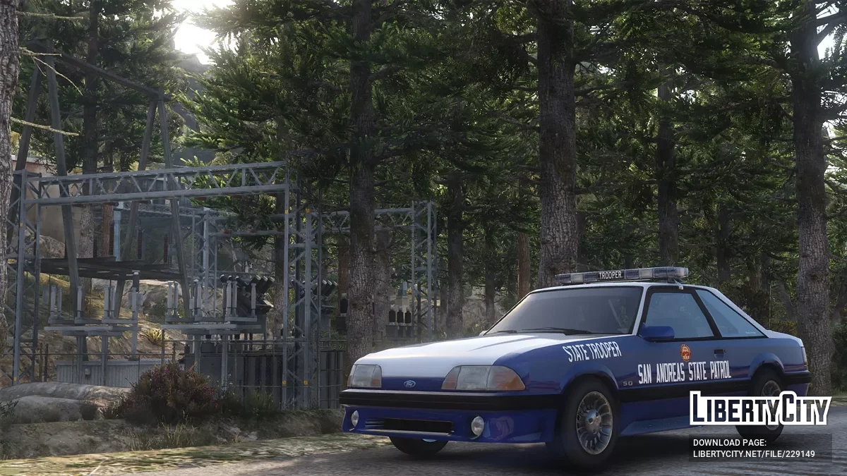 1990 Ford Mustang GT San Andreas State Patrol / GTA 5