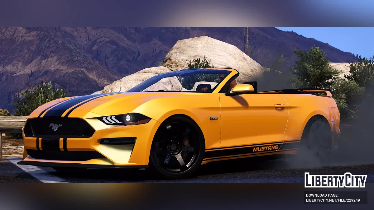 2019 Ford Mustang GT Convertible v1.0 / GTA 5