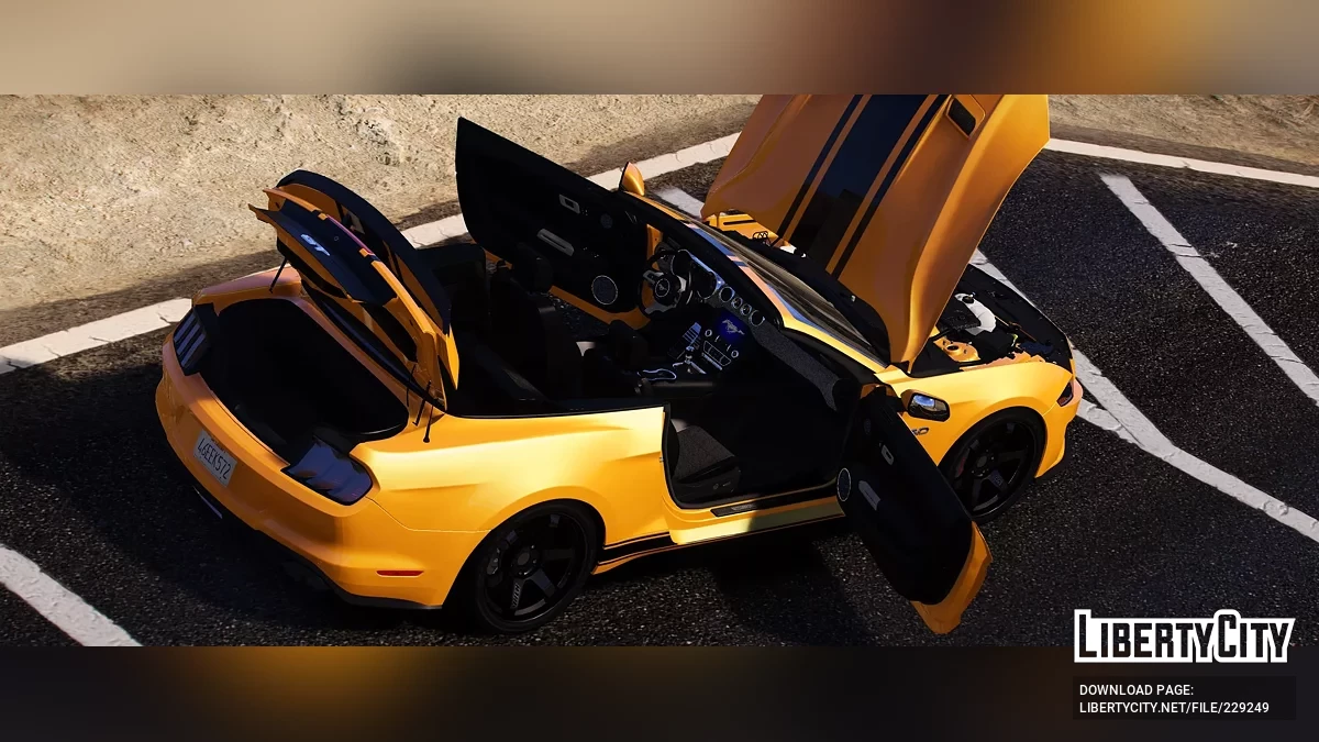 2019 Ford Mustang GT Convertible v1.0 / GTA 5