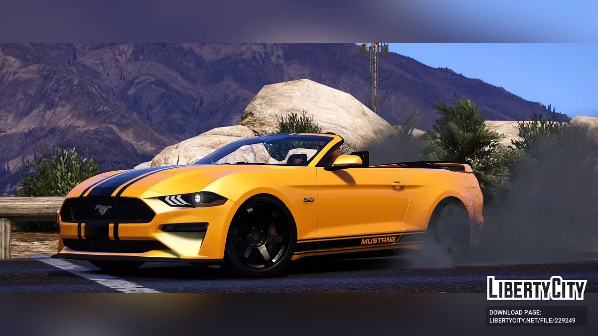 2019 Ford Mustang GT Convertible v1.0 / GTA 5