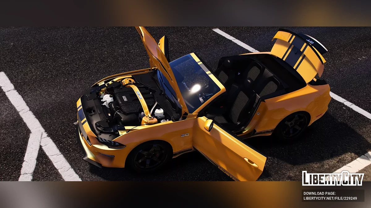 2019 Ford Mustang GT Convertible v1.0 / GTA 5