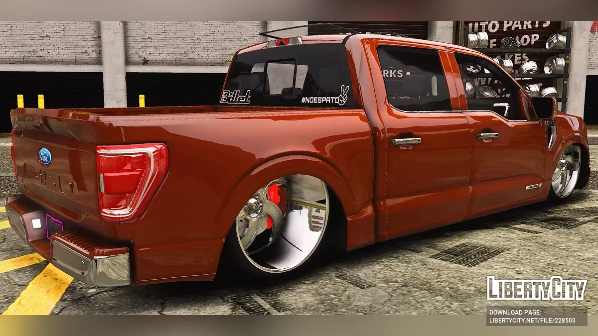 Custom Slammed Slider 2021 Ford F-150 / GTA 5