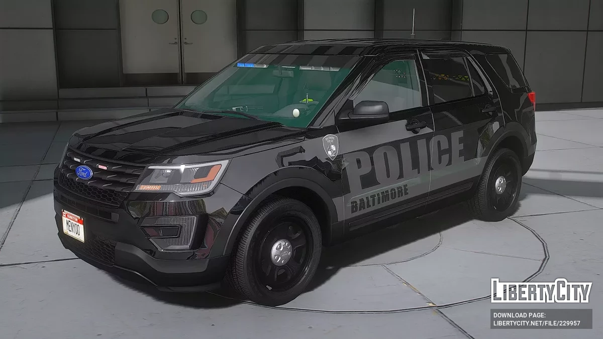 2016 Ford Explorer Baltimore City Ghost / GTA 5