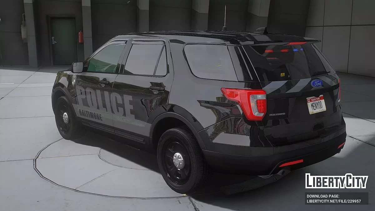 2016 Ford Explorer Baltimore City Ghost / GTA 5