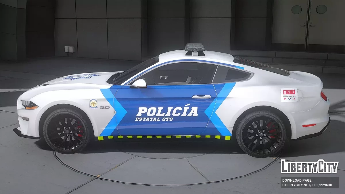 2018 Ford Mustang Policía estatal Guanajuato Mx / GTA 5