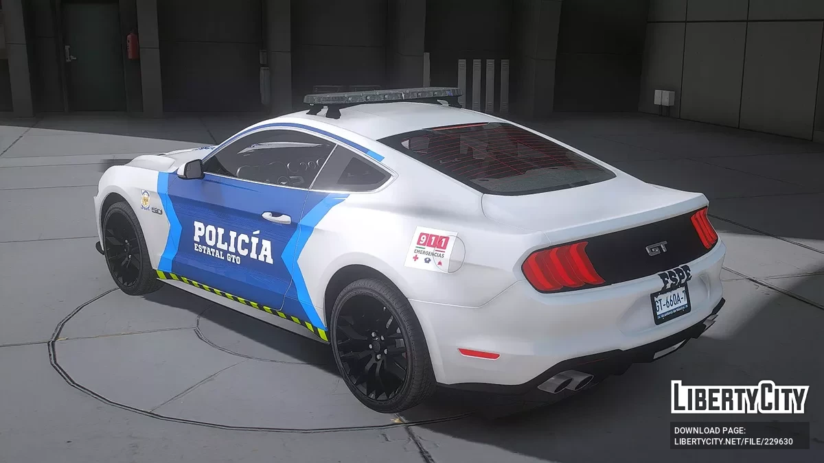 2018 Ford Mustang Policía estatal Guanajuato Mx / GTA 5