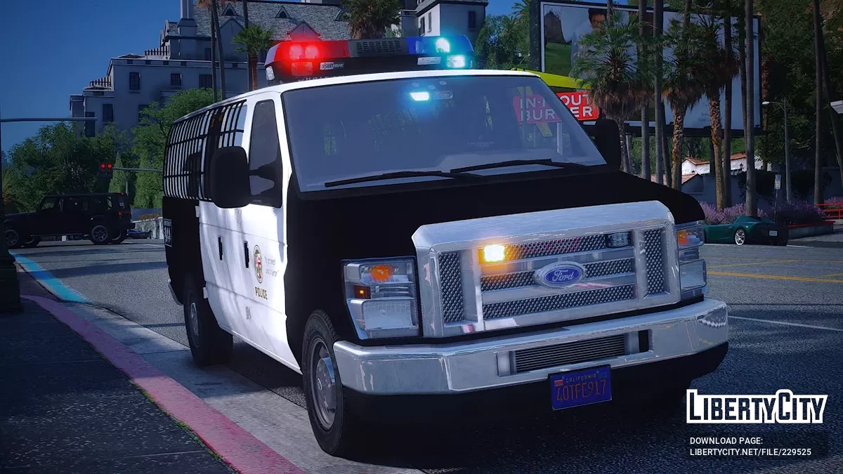 Ford E350 Van Police Transporter / GTA 5