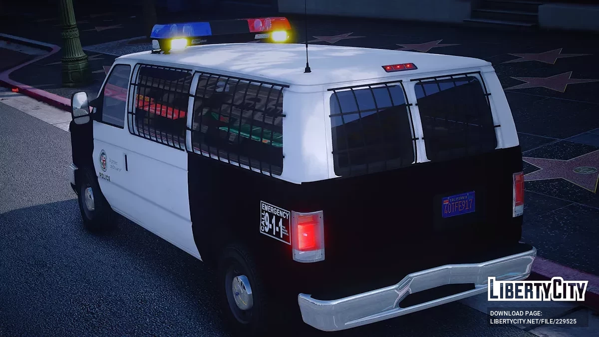 Ford E350 Van Police Transporter / GTA 5
