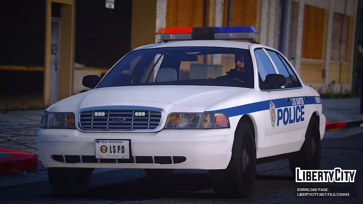 Ford Crown Victoria - Code 3 MX7000 / GTA 5