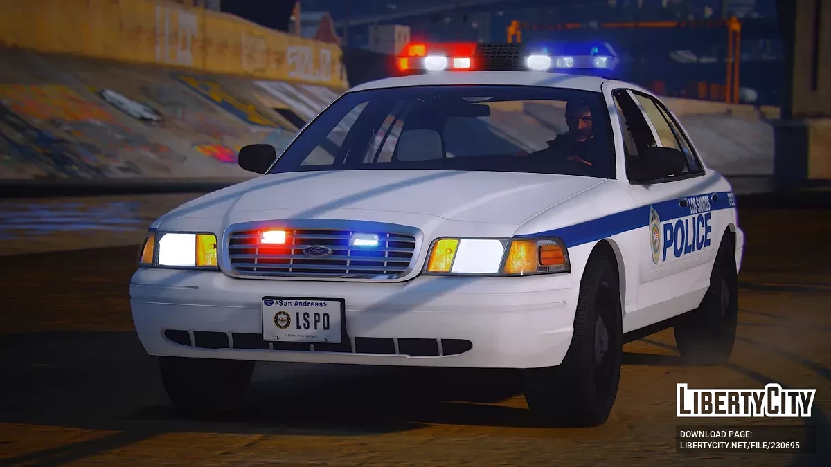 Ford Crown Victoria - Code 3 MX7000 / GTA 5