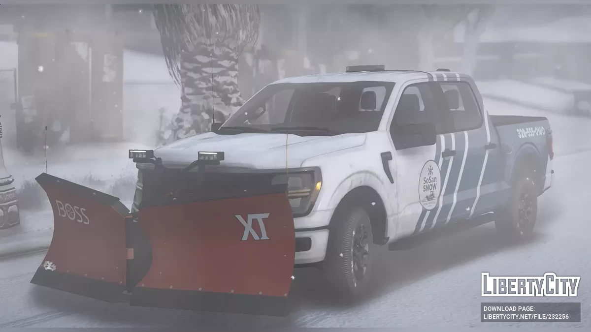 2025 Ford F150 SoSan Snow Removal / GTA 5