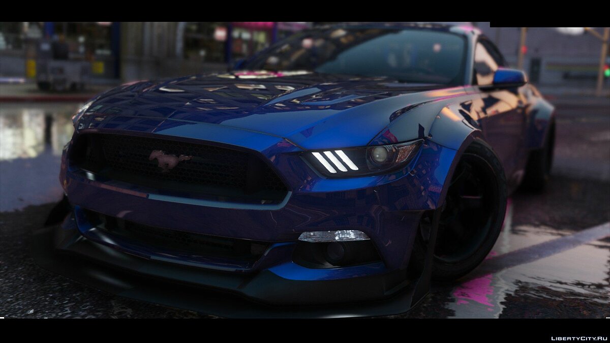 2015 Ford Mustang [HQ | WBody Kit | ShelbyKit | Animated] 1.0 для GTA 5 - Картинка #1