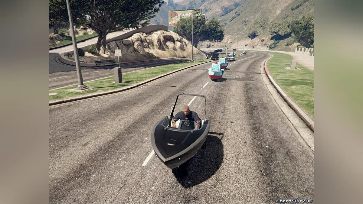 SpongeBob Boat / GTA 5
