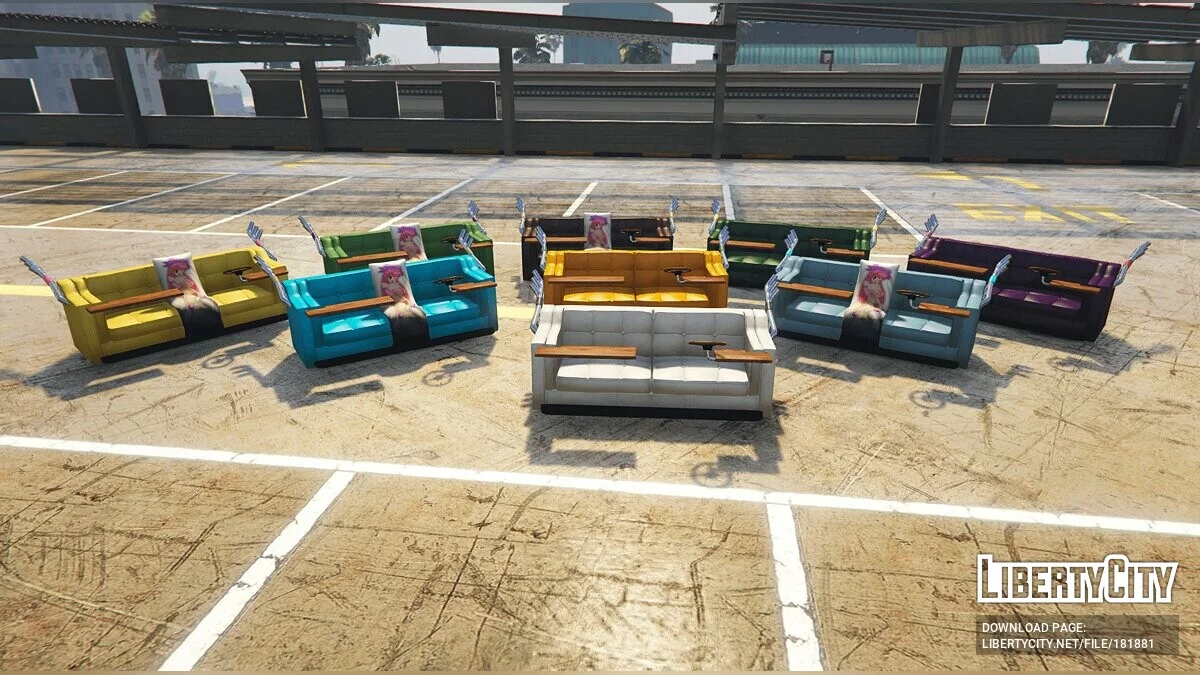Flywheels Couch Supreme [Add-On | LODs] 1.1 / GTA 5