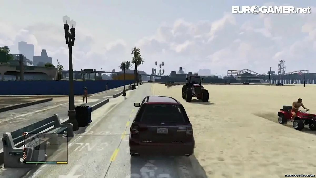 Автомобильная экскурсия по Лос-Сантосу / GTA 5