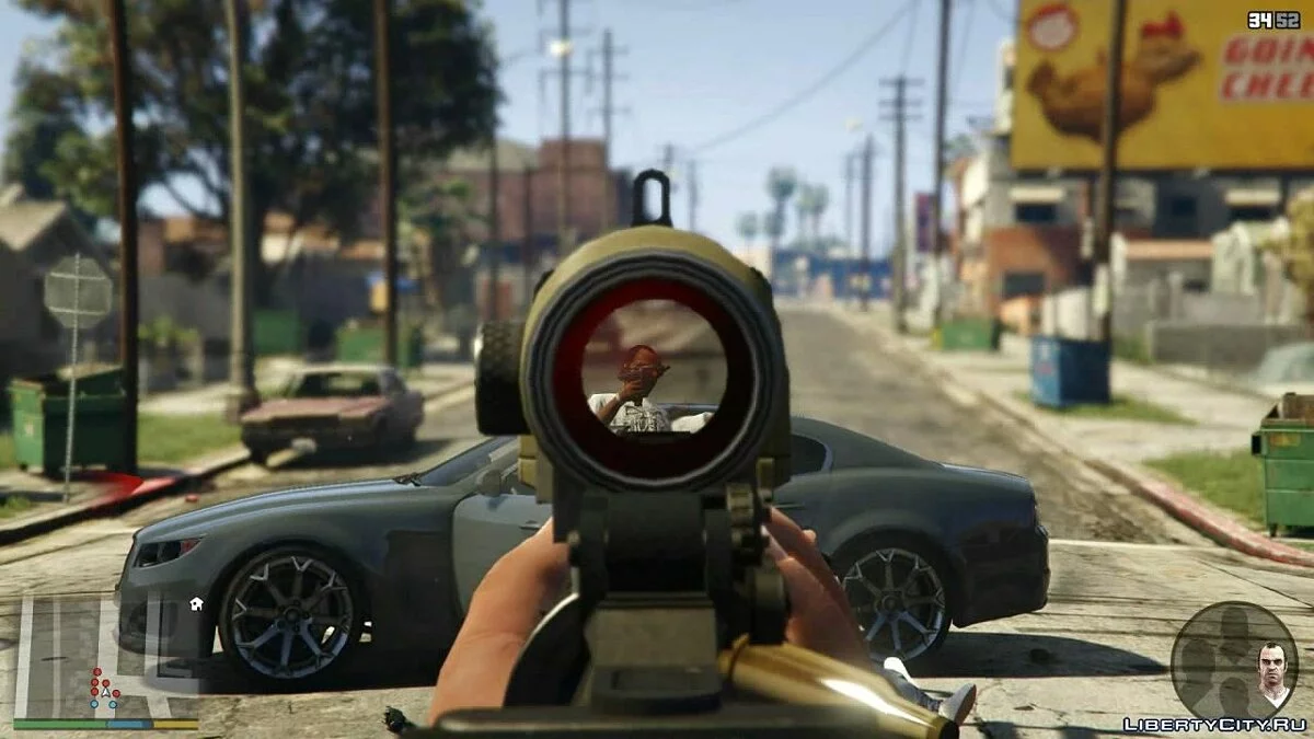 Геймплей с видом от первого лица / GTA 5