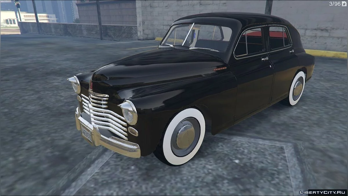GAZ-M20 POBEDA+TYUNING(AKROM) / GTA 5