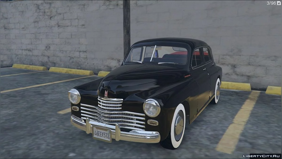 GAZ-M20 POBEDA+TYUNING(AKROM) / GTA 5