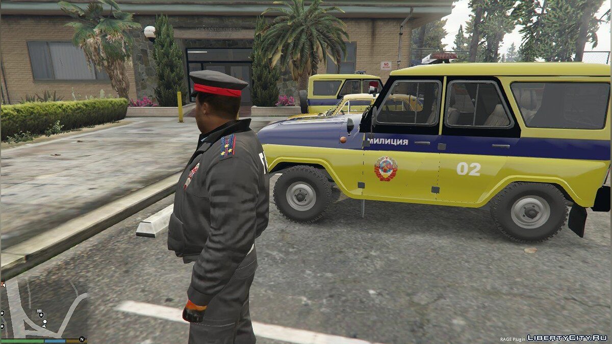 Скачать USSR GAI UAZ. УАЗик Хантер ГАИ СССР 1.0 для GTA 5