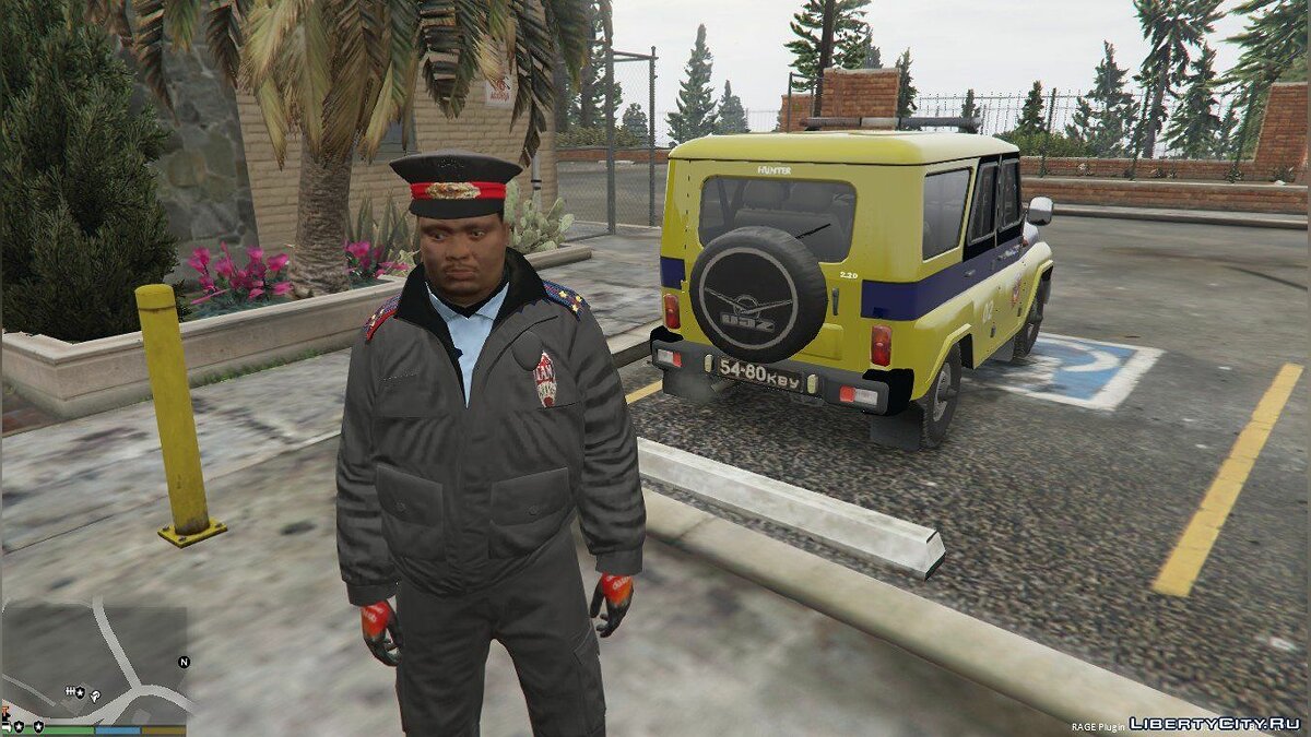 Скачать USSR GAI UAZ. УАЗик Хантер ГАИ СССР 1.0 для GTA 5