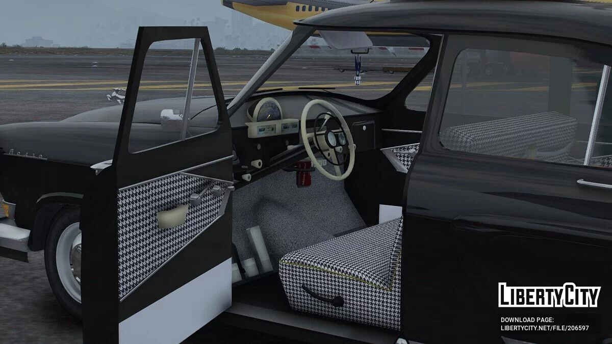1965 GAZ 21 Black Lightning Черная молния / GTA 5