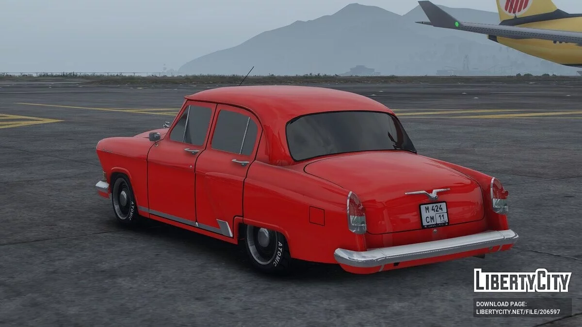 1965 GAZ 21 Black Lightning Черная молния / GTA 5