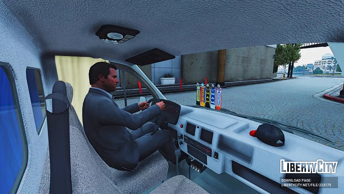 ГАЗель 2001 года с тентом / GTA 5