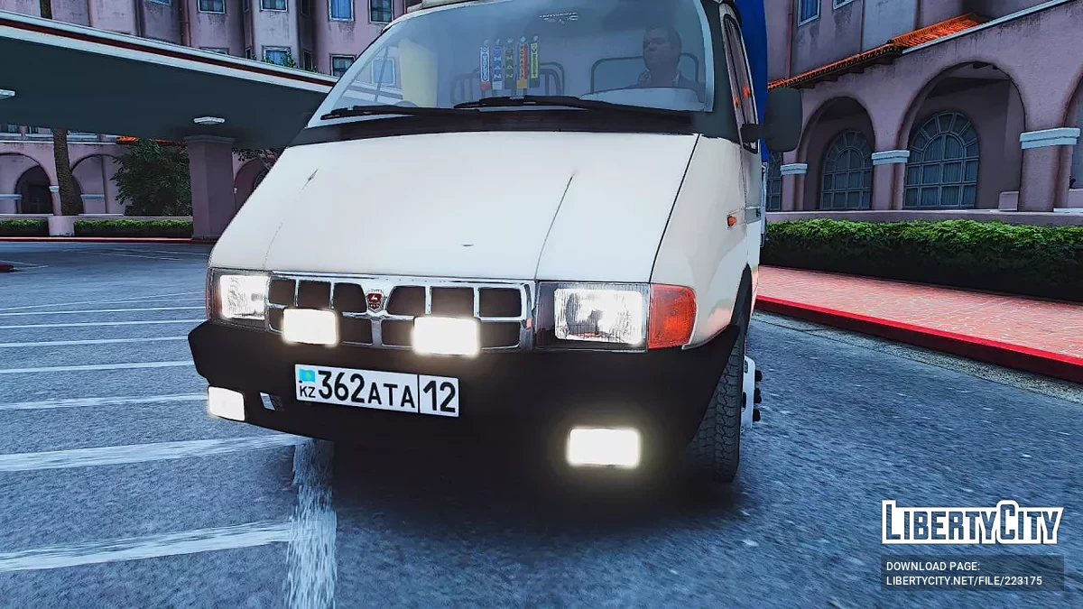 ГАЗель 2001 года с тентом / GTA 5