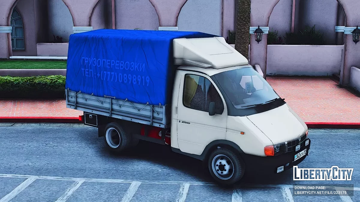 ГАЗель 2001 года с тентом / GTA 5