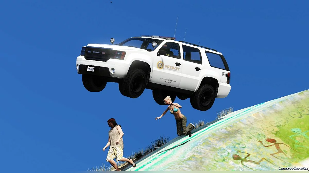 Sheriff Declasse Alamo | LSSD | All White - Новый белый джип шерифа / GTA 5