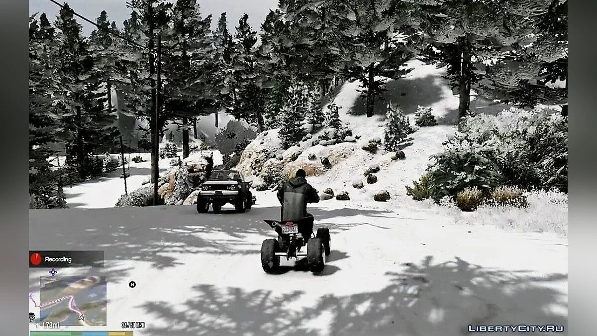 Зима в GTA 5 (Автоустановка / Всё в одном) v1.0 / GTA 5