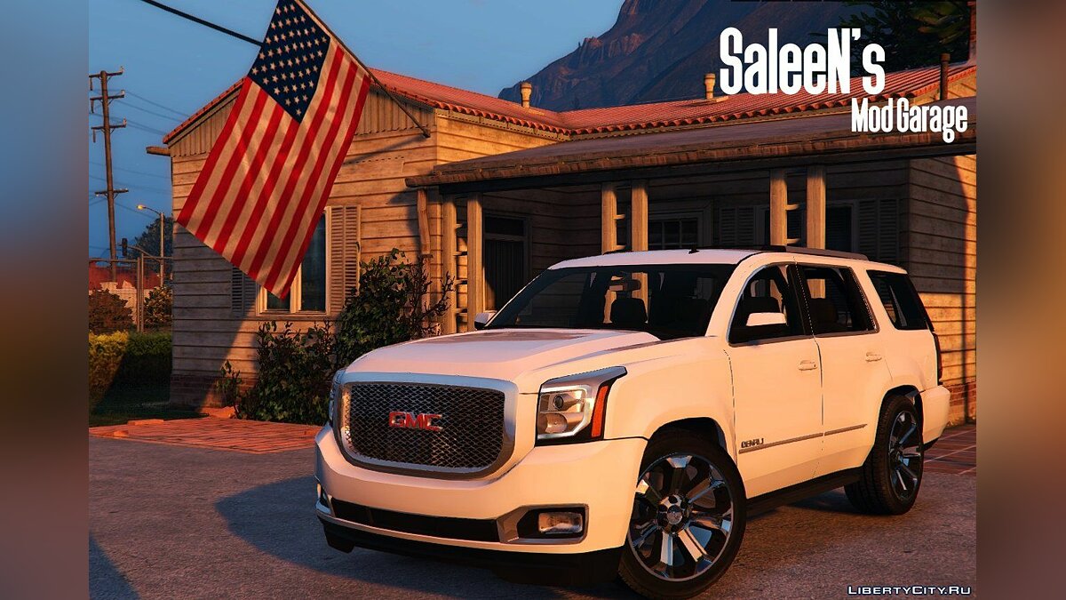 Скачать 2015 GMC Yukon Denali [Add-On / Replace] 1.2 для GTA 5