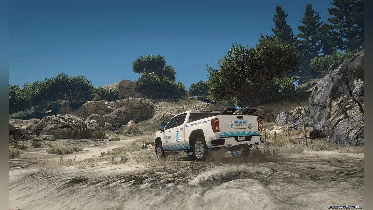 2019 GMC Sierra AT4 [Add-on | FiveM | Templated | 21 Liveries] 1.0 / GTA 5