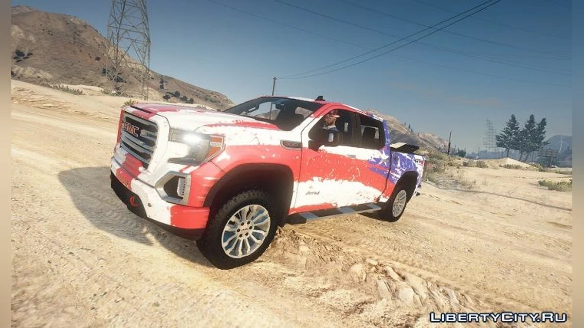 2019 GMC Sierra AT4 [Add-on | FiveM | Templated | 21 Liveries] 1.0 / GTA 5