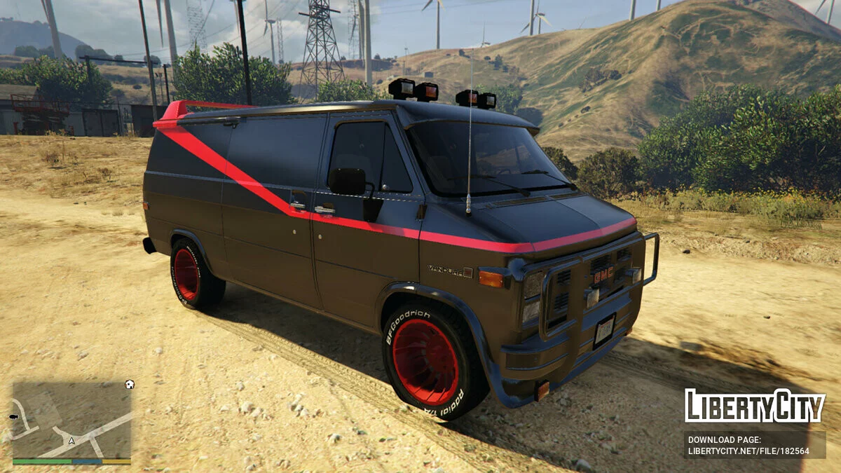 GMC Vandura 83 A-TEAM Van [Add-On] 0.6 / GTA 5